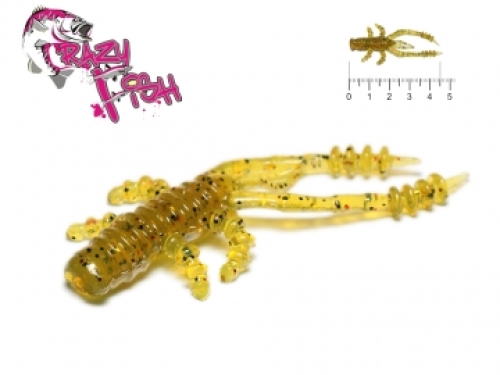 Силикон Crazy Fish Crayfish 4.5см 01 Olive-креветка